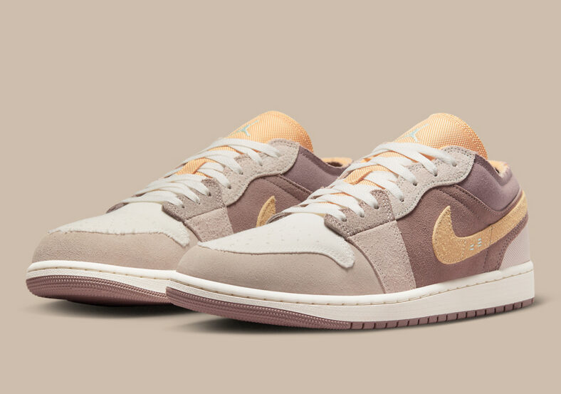Air Jordan 1 Low Inside Out Braun Gelb DN1635-200